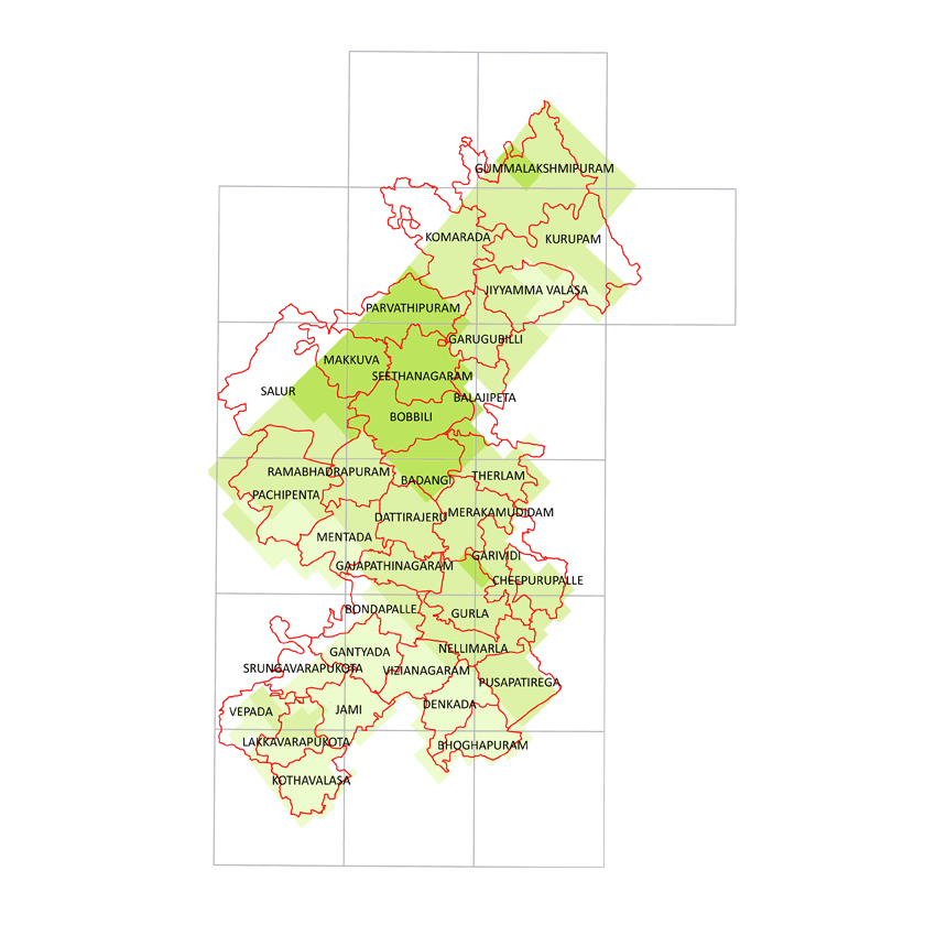 Storm surge inundation map for cyclone with wind speed